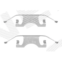 Disc brake pad accessory kit