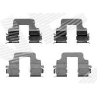 Disc brake pad accessory kit