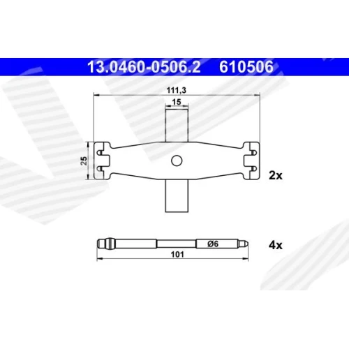 DISC BRAKE PAD ACCESSORY KIT - 0