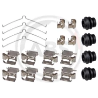 Disc brake pad accessory kit