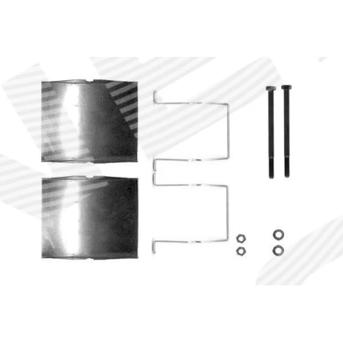 КОМПЛЕКТ ПРИНАДЛЕЖНОСТЕЙ ДЛЯ ТОРМОЗНЫХ КОЛОДОК - 0