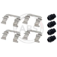 Disc brake pad accessory kit