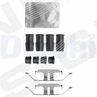 Disc brake pad accessory kit