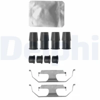 Disc brake pad accessory kit