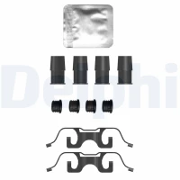 Disc brake pad accessory kit