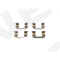 Disc brake pad accessory kit