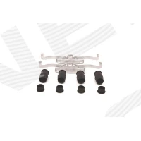 Disc brake pad accessory kit