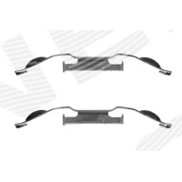 Disc brake pad accessory kit