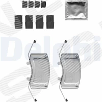 Disc brake pad accessory kit