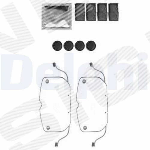 КОМПЛЕКТ ПРИНАДЛЕЖНОСТЕЙ ДЛЯ ТОРМОЗНЫХ КОЛОДОК - 0