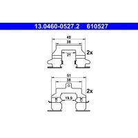 Disc brake pad accessory kit