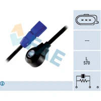 Detonation knock sensor