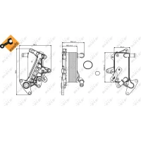 Gearbox oil cooler