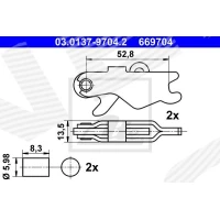 Handbrake accessory kit