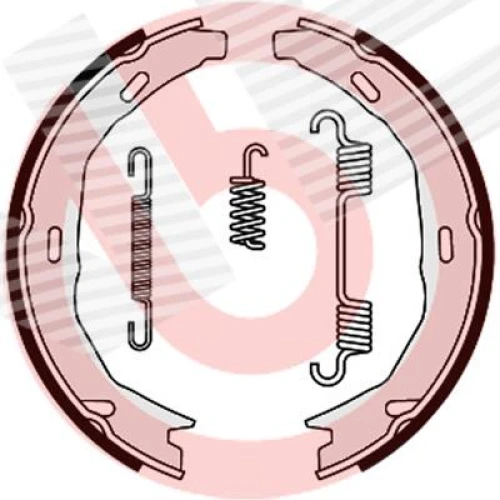 ТОРМОЗНЫЕ КОЛОДКИ РУЧНОГО ТОРМОЗА - 0