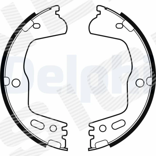 ТОРМОЗНЫЕ КОЛОДКИ РУЧНОГО ТОРМОЗА - 0