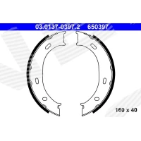 Handbrake brake pads