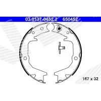 Handbrake brake pads