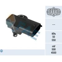 Ieplūdes kolektora spiediena sensors