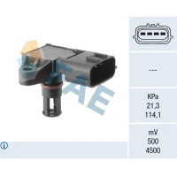 Ieplūdes kolektora spiediena sensors