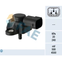 Ieplūdes kolektora spiediena sensors