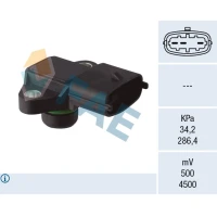 Ieplūdes kolektora spiediena sensors