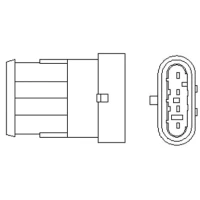 Lambda probe sensor