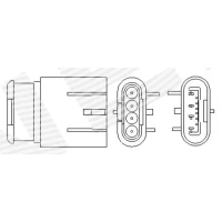 Lambda probe sensor