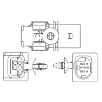 Lambda probe sensor