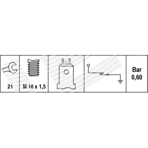 OIL PRESSURE SENSOR - 1