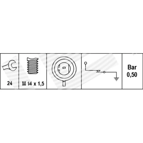 OIL PRESSURE SENSOR - 1