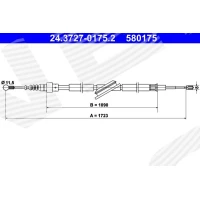 Parking brake cable