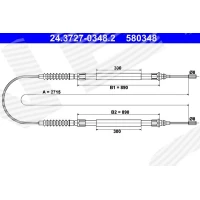 Parking brake cable