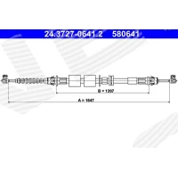 Parking brake cable