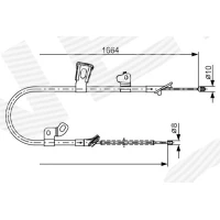 Parking brake cable