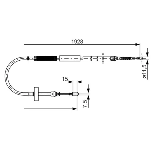 PARKING BRAKE CABLE - 4