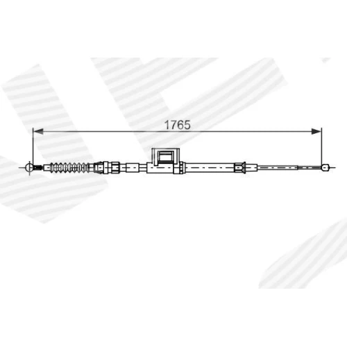 ТРОС СТОЯНОЧНОГО ТОРМОЗА - 4