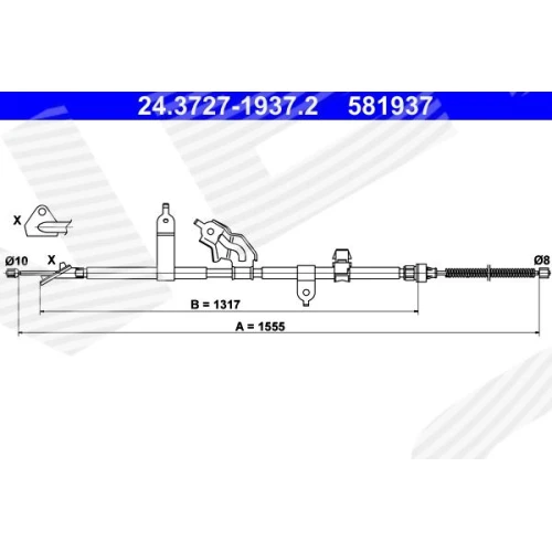 PARKING BRAKE CABLE - 0