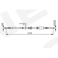 Parking brake cable