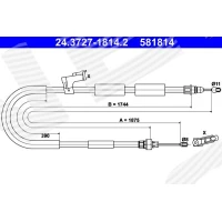 Parking brake cable