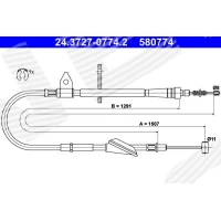 Parking brake cable