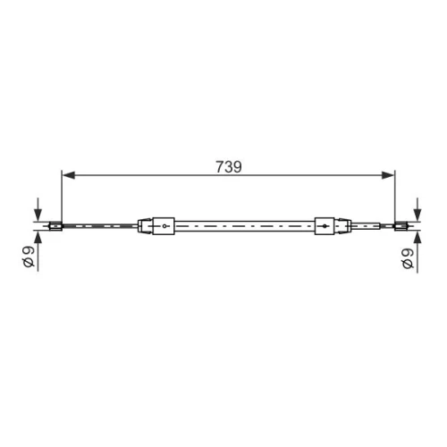 PARKING BRAKE CABLE - 4