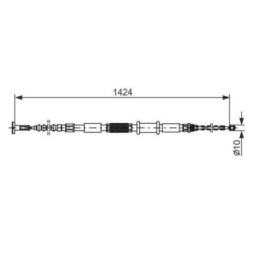 PARKING BRAKE CABLE - 4