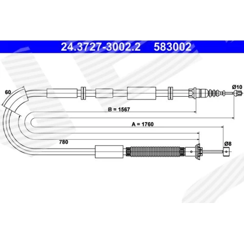 PARKING BRAKE CABLE - 0