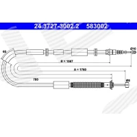 Parking brake cable