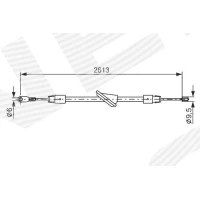 Parking brake cable