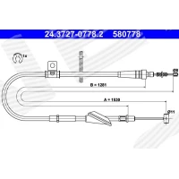 Parking brake cable