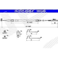 Parking brake cable