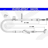 Parking brake cable