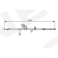 Parking brake cable